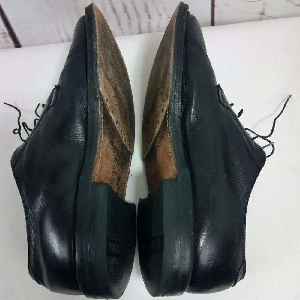 Mark XII Rare Oxford Black Leather Dress Shoes